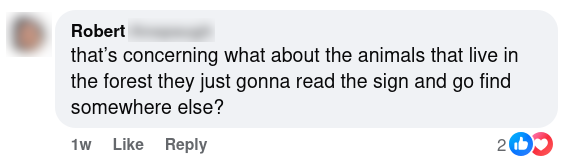 Social media comment about spraying glyphosate in Tahoe