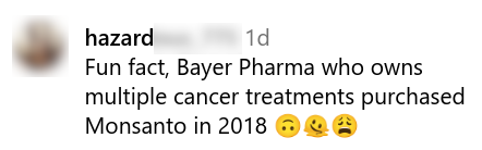 Social media comment about spraying glyphosate in Tahoe