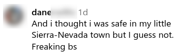 Social media comment about spraying glyphosate in Tahoe
